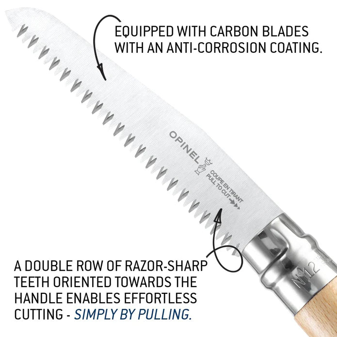 No.12 Carbon Steel Folding Saw (Opinel)